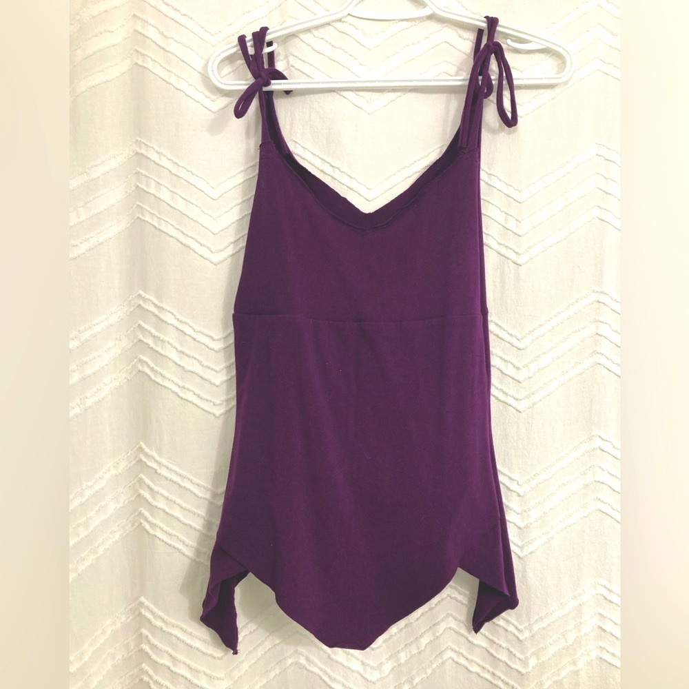 Purple pixie tank top
